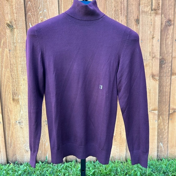 NWT Express Men’s XS Turtleneck Maroon - Picture 1 of 6